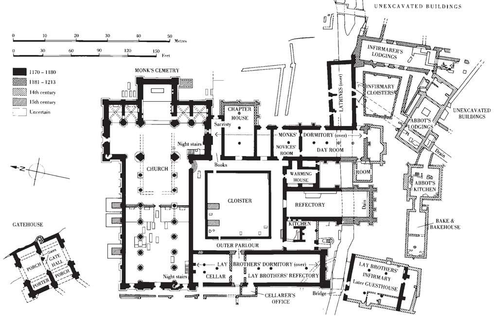 Architecture and Layout of a Typical Convent or Monasterys Functional Spaces
